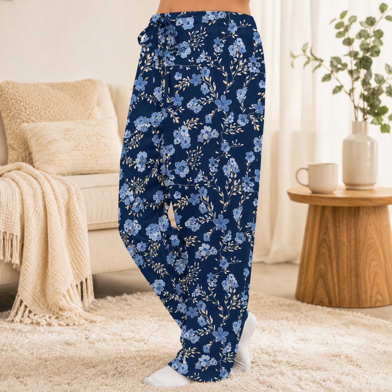 Denim Meadow Lounge Pants